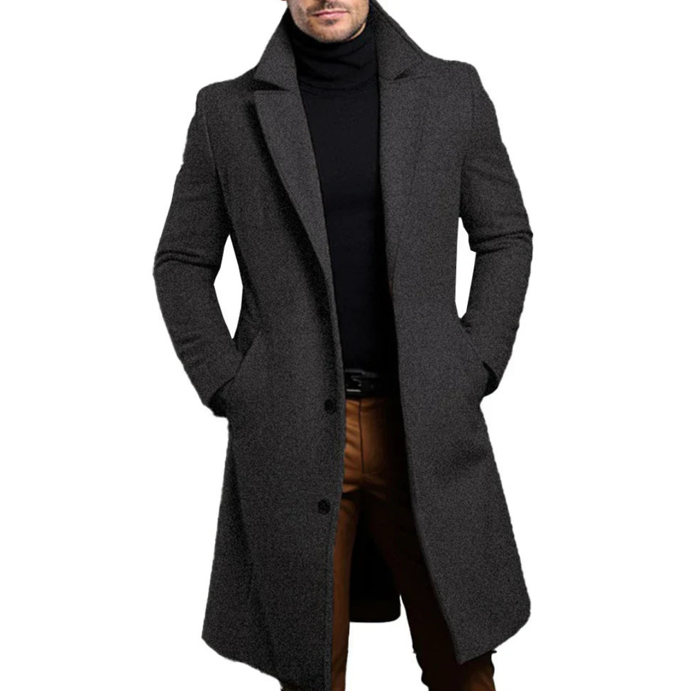 Yannick - Men's Long Winter Coat Stylish Design Warmth 1