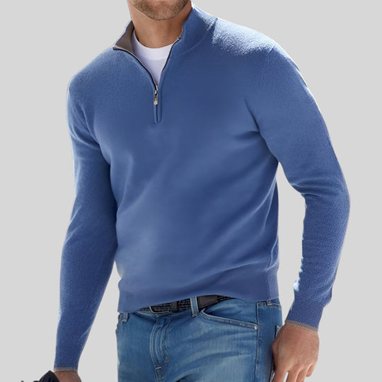 Ollie | Premium Men's Half-Zip Sweater for Comfort and Style
