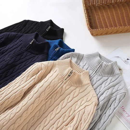 Ford | Stylish Nordic Zip Sweater for Warmth and Comfort