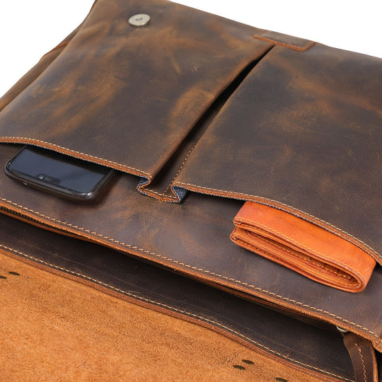 Graham | Premium-Leder Herren Aktentasche