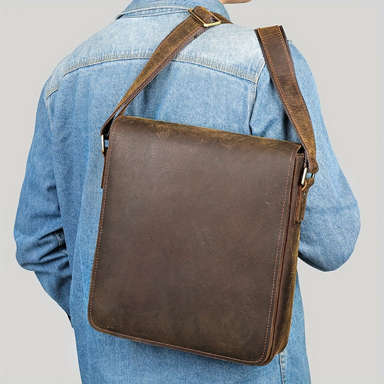 Weston | Klassische Leder-Umhängetasche mit strapazierfähigem Design