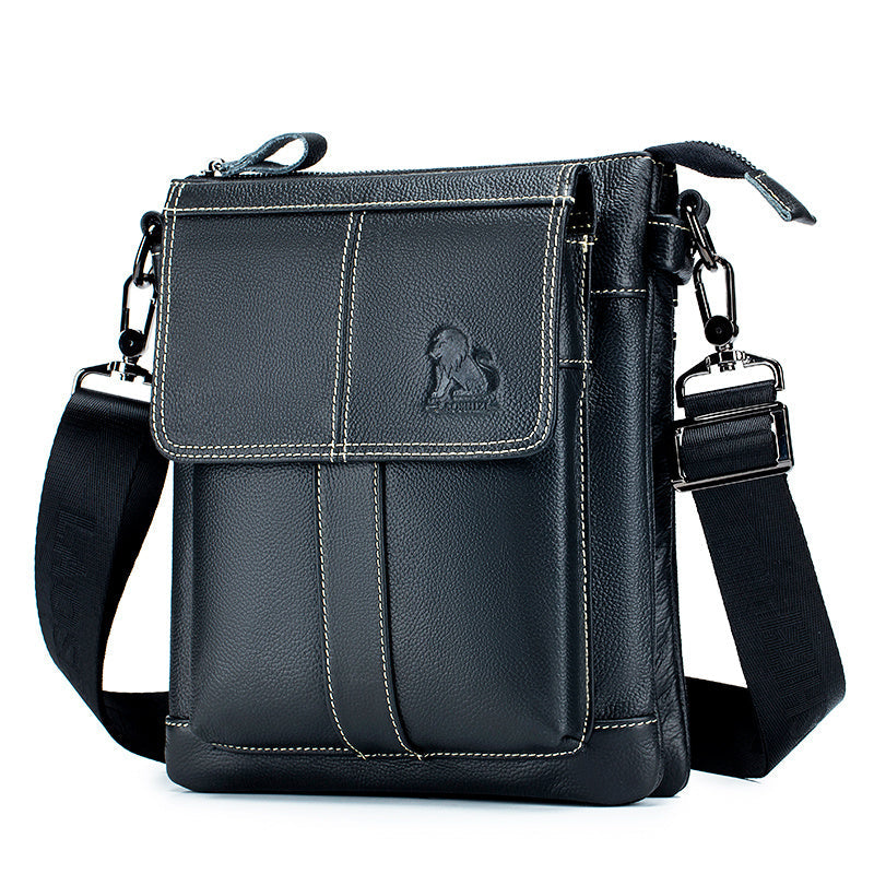 Vaughn | Vielseitige Leder-Schultertasche für den täglichen Gebrauch