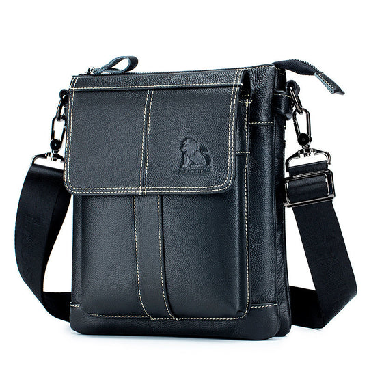 Vaughn | Vielseitige Leder-Schultertasche für den täglichen Gebrauch