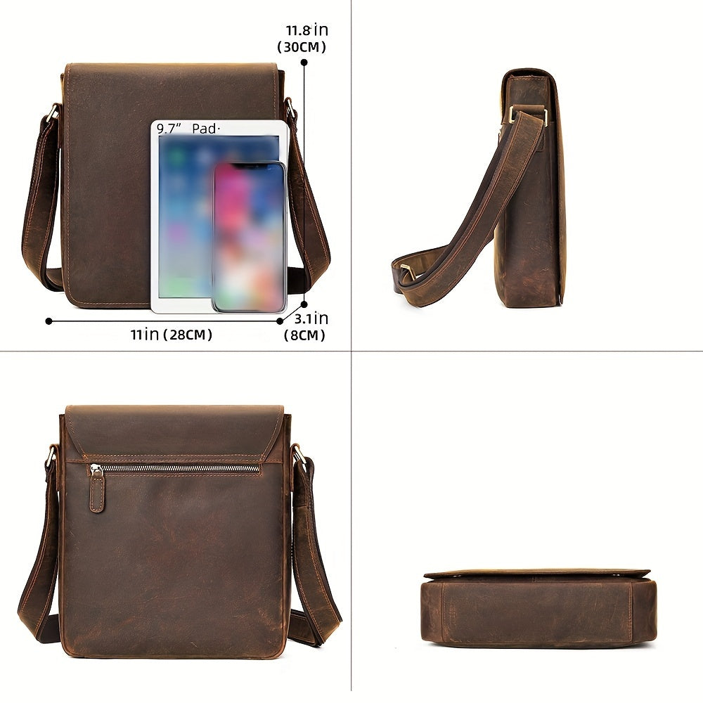 Weston | Klassische Leder-Umhängetasche mit strapazierfähigem Design