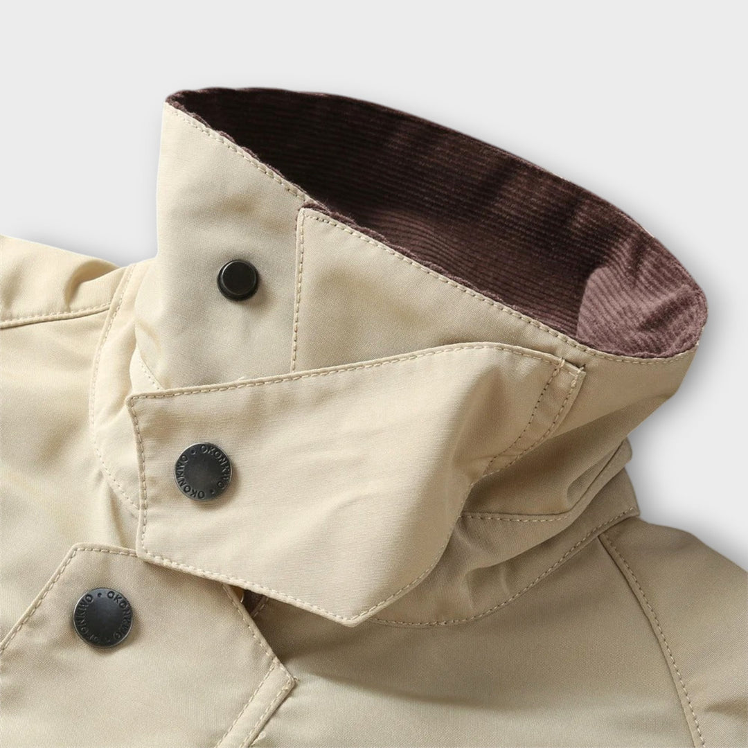 Jasper | Timeless Utility Jacket with Stylish Plaid Lining