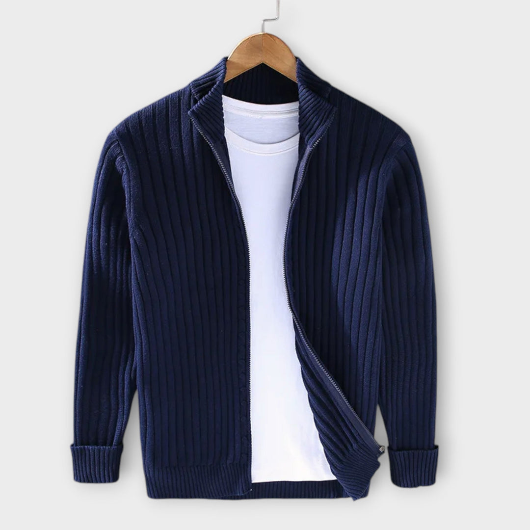 Casper | Stylish Ribbed Lightweight Cardigan for Men