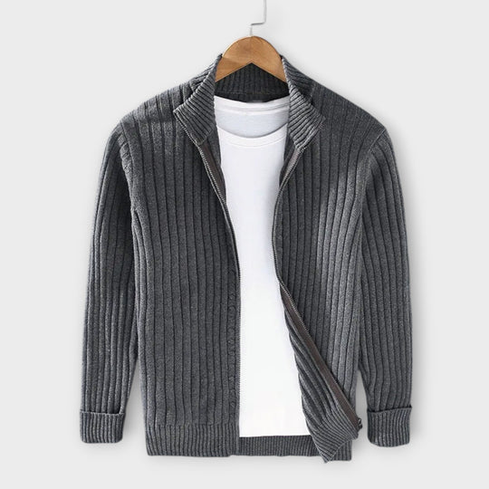 Casper | Stylish Ribbed Lightweight Cardigan for Men