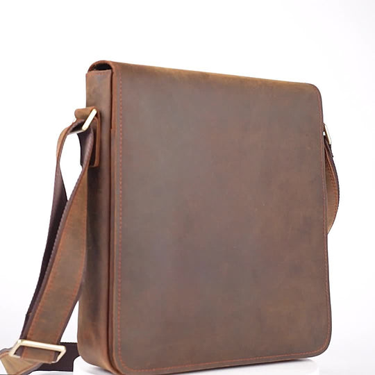 Weston | Klassische Leder-Umhängetasche mit strapazierfähigem Design