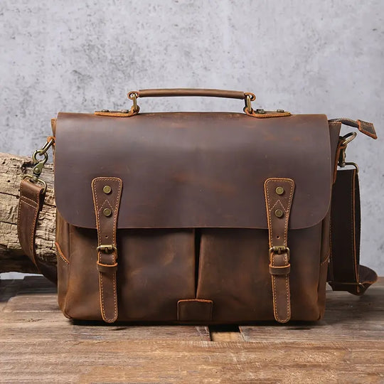 Graham | Premium-Leder Herren Aktentasche