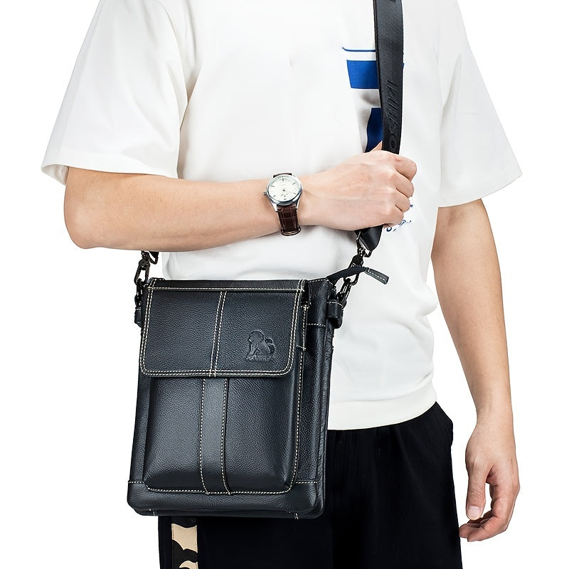 Vaughn | Vielseitige Leder-Schultertasche für den täglichen Gebrauch