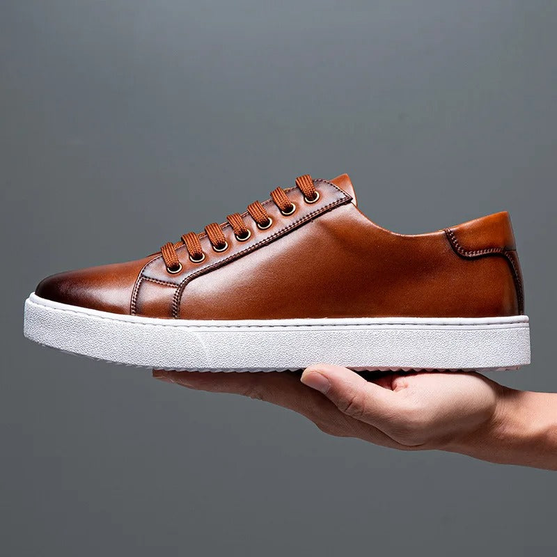 Clint | Stylische Herren-Leder-Sneaker für Komfort und Langlebigkeit