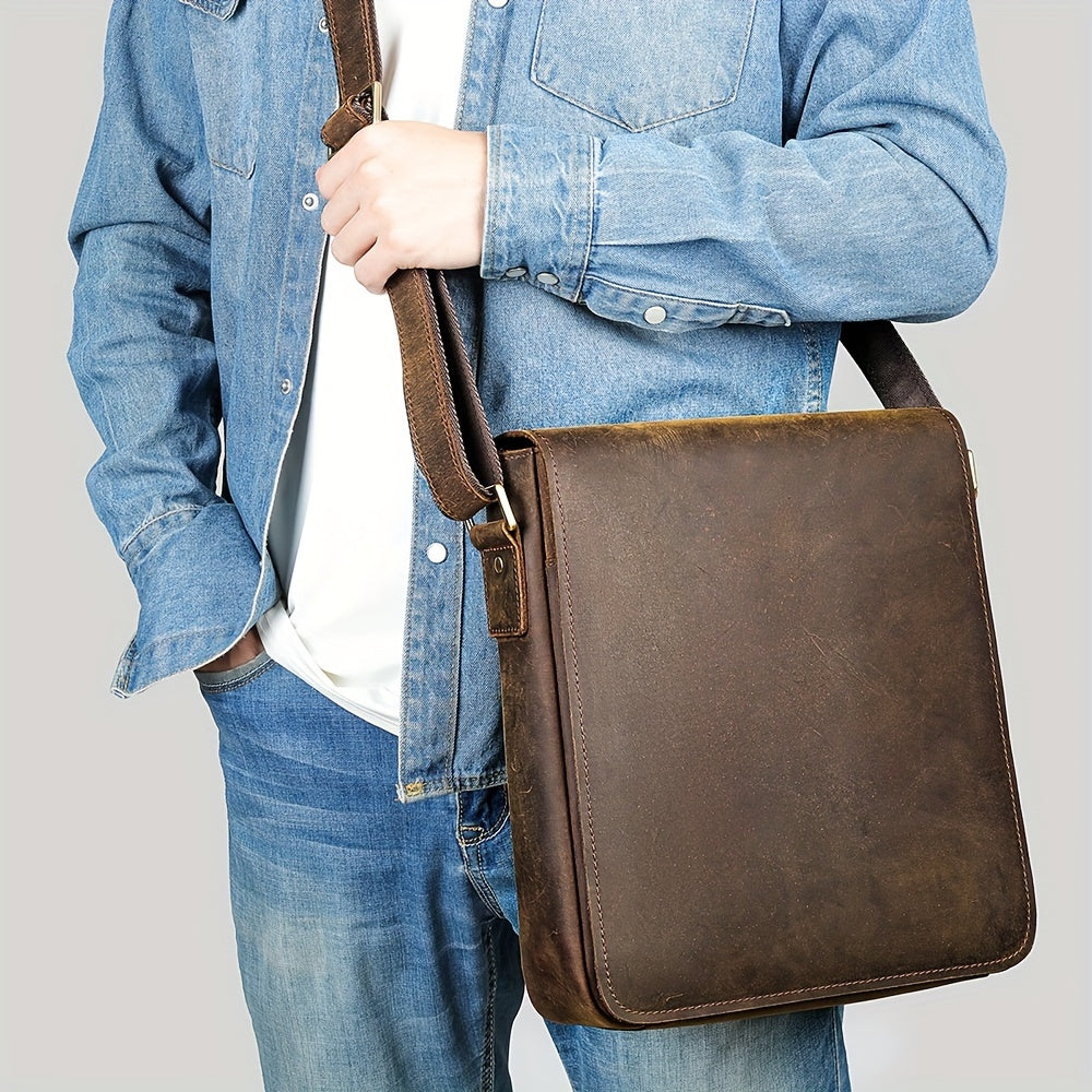Weston | Klassische Leder-Umhängetasche mit strapazierfähigem Design