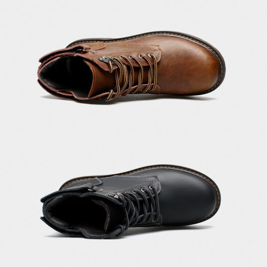 Atreus | Stylish Leather Boots with Straps for Comfort and Durability