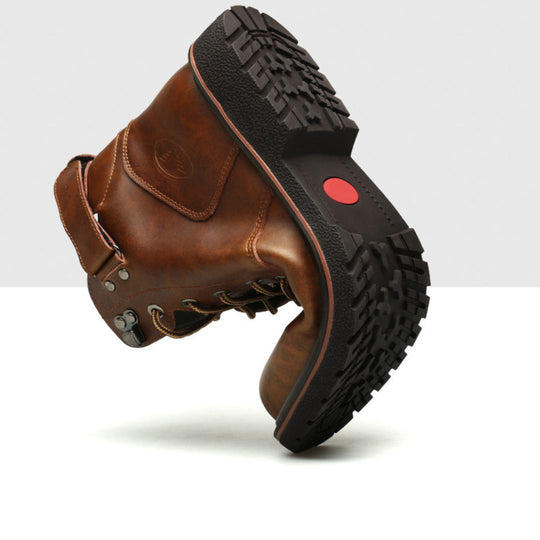 Atreus | Stylish Leather Boots with Straps for Comfort and Durability