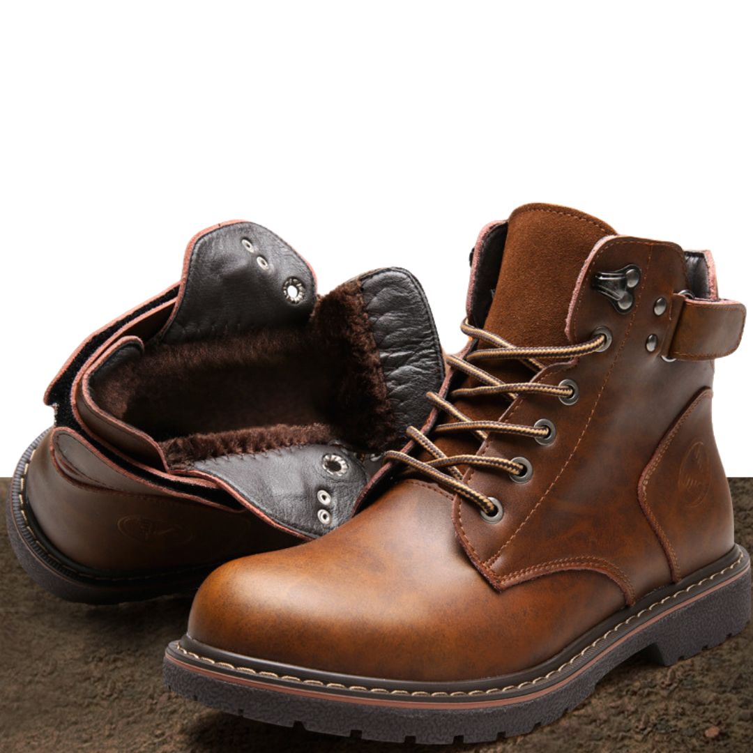 Atreus | Stylish Leather Boots with Straps for Comfort and Durability