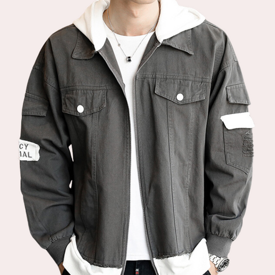Milen | Stilvoller Denim-Hoodie für Herren