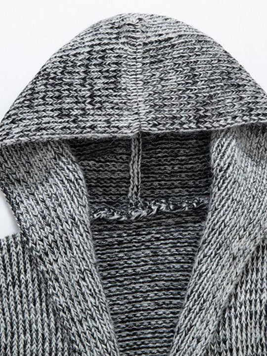 Brimson | Stilvoller langer Kapuzen-Cardigan mit Schnalle