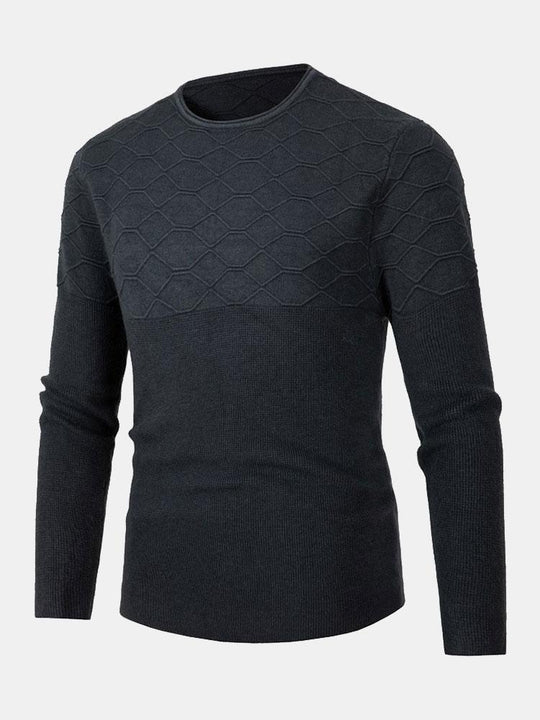 Celzo | Stylish Slim Fit Knitted Crew Neck Sweater