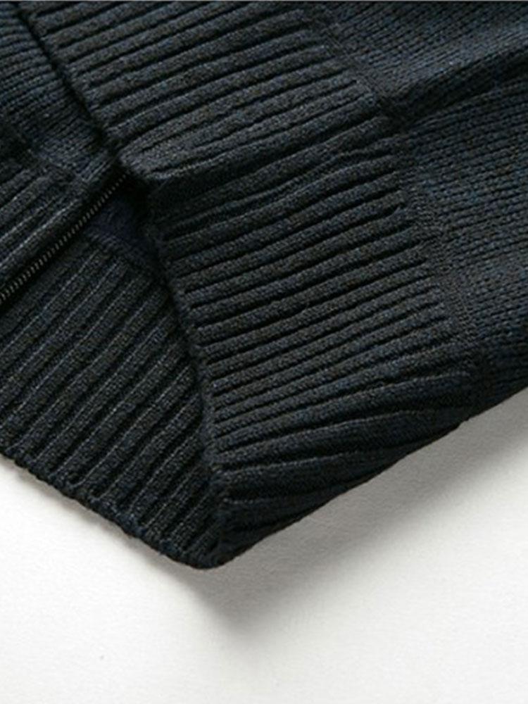 Eldridge | Stylish Geometric Zip-Up Sweater for Comfort