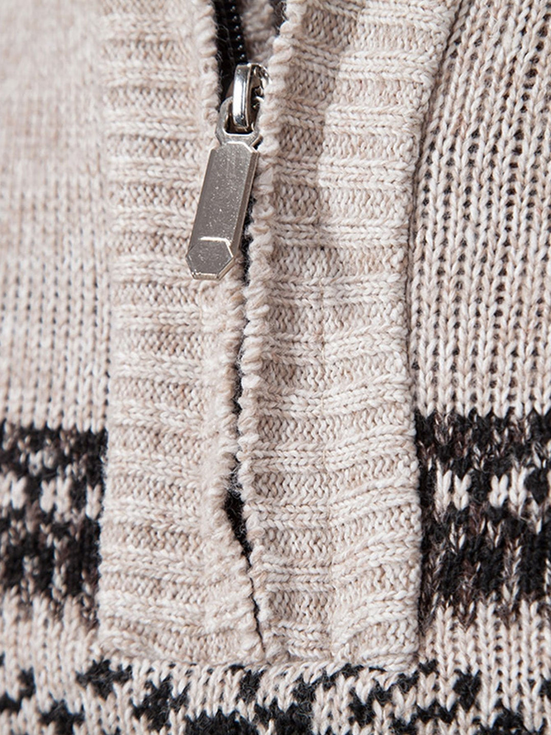 Garry | Stilvoller Elchdruck Viertel-Reißverschluss Pullover für Komfort und Vielseitigkeit