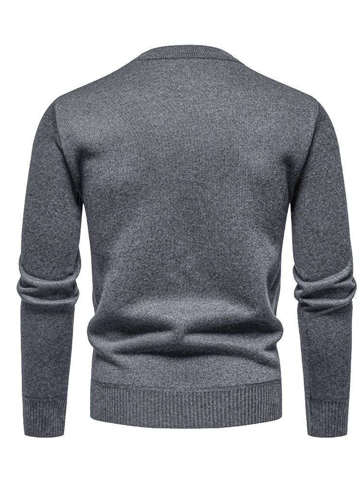 Lester | Stylish Geometric Rhombus Pattern Knit Sweater