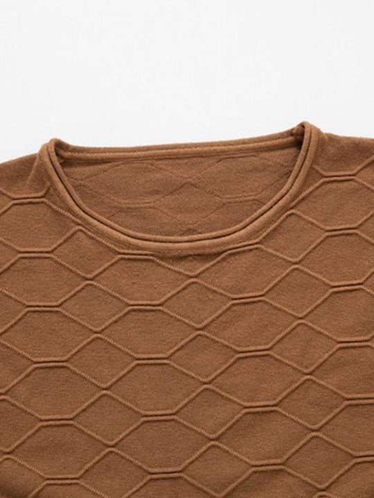 Celzo | Stylish Slim Fit Knitted Crew Neck Sweater