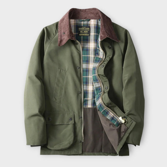 Jasper | Timeless Utility Jacket with Stylish Plaid Lining