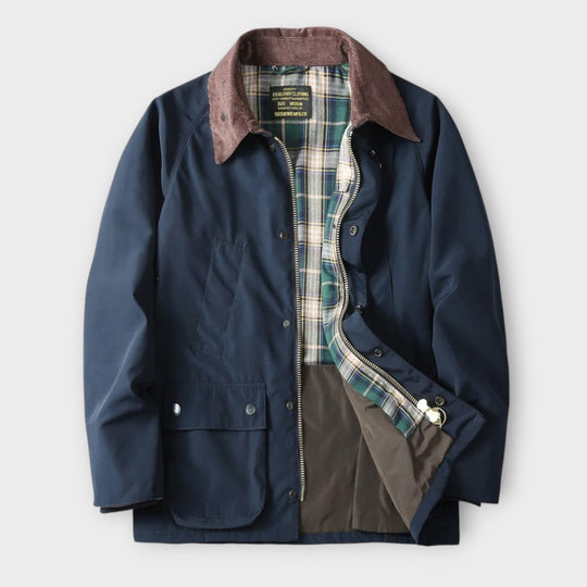 Jasper | Timeless Utility Jacket with Stylish Plaid Lining