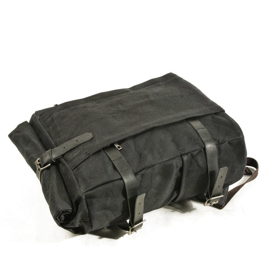 Nottingham | Robuster Canvas-Motorrad-Rucksack mit stylischem Design