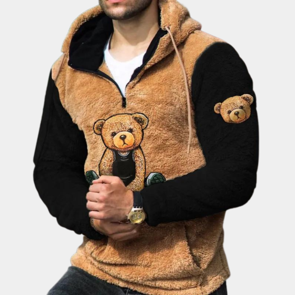 Abel | Gemütlicher, stilvoller und warmer Plüsch-Hoodie für Herren