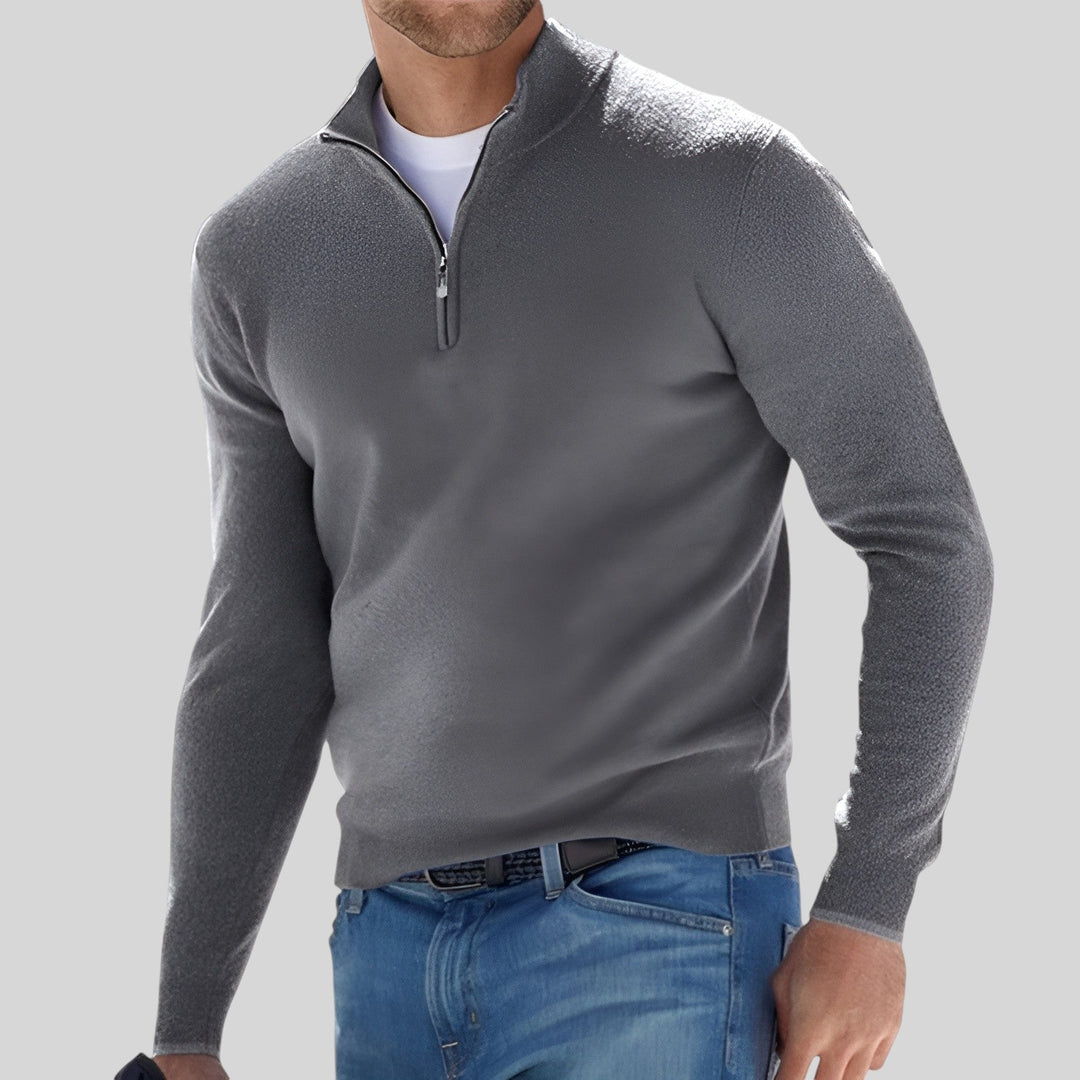 Ollie | Premium Men's Half-Zip Sweater for Comfort and Style
