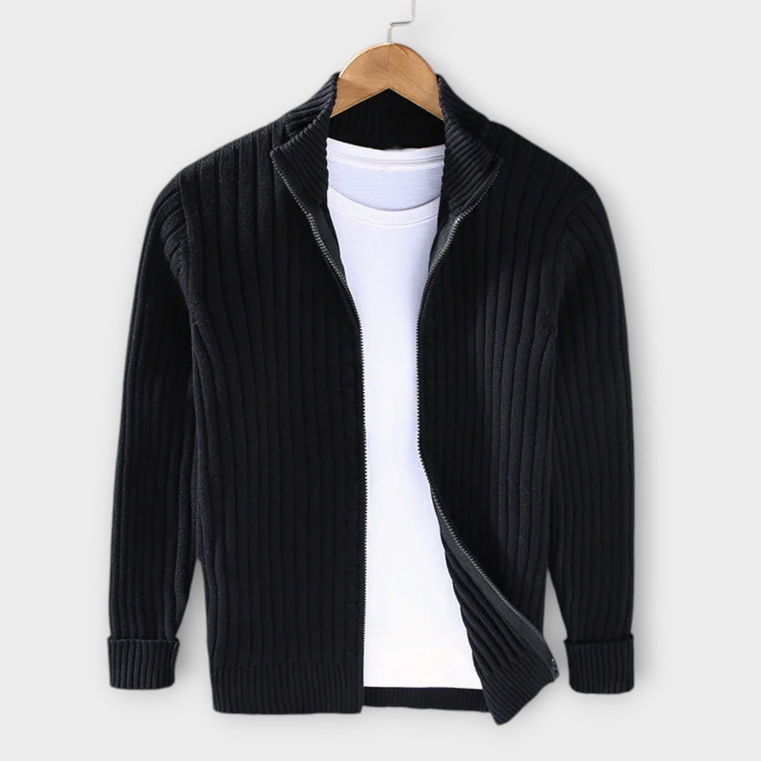 Casper | Stylish Ribbed Lightweight Cardigan for Men