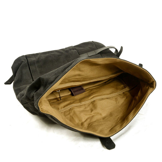 Nottingham | Robuster Canvas-Motorrad-Rucksack mit stylischem Design