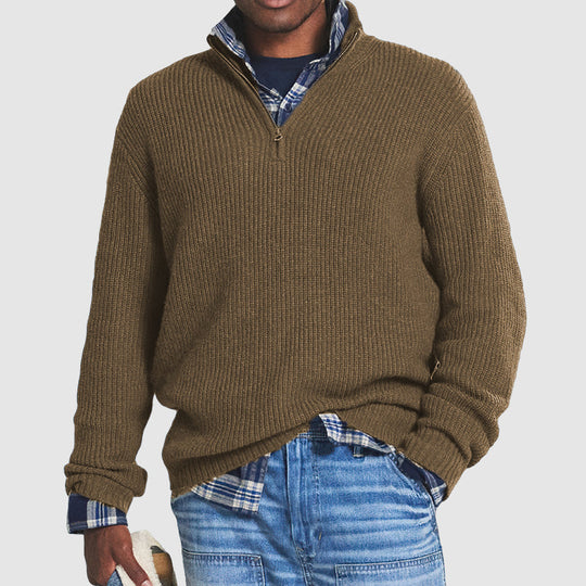 Brandy | Stylish Half Zip Sweater for Comfort & Warmth