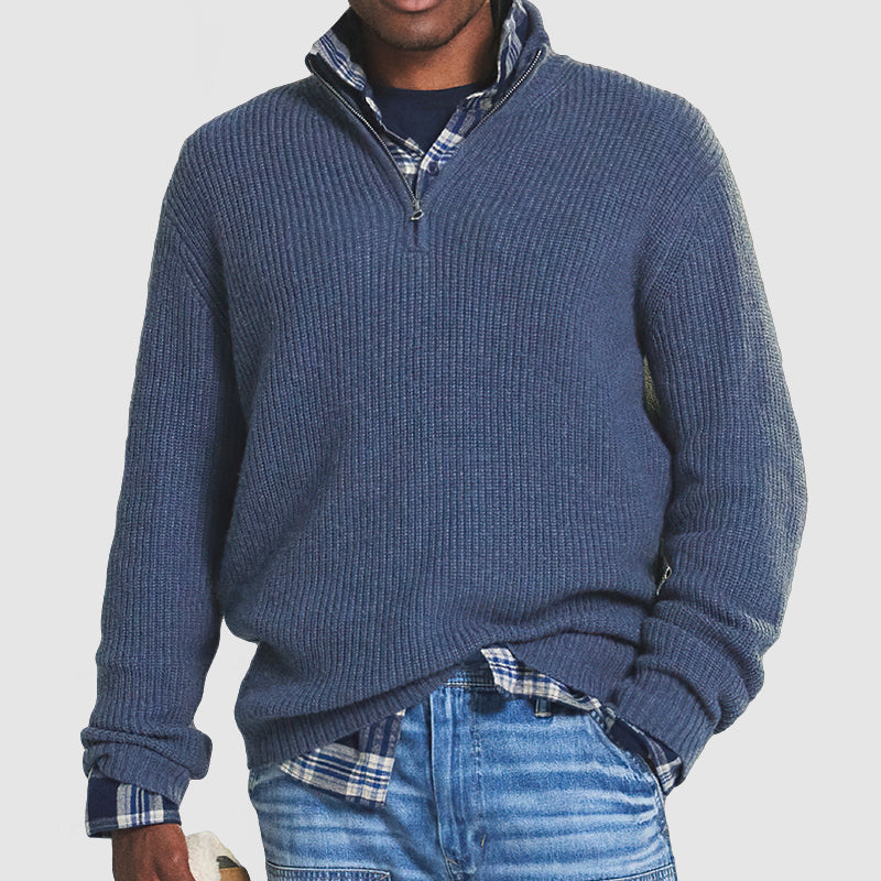 Brandy | Stylish Half Zip Sweater for Comfort & Warmth