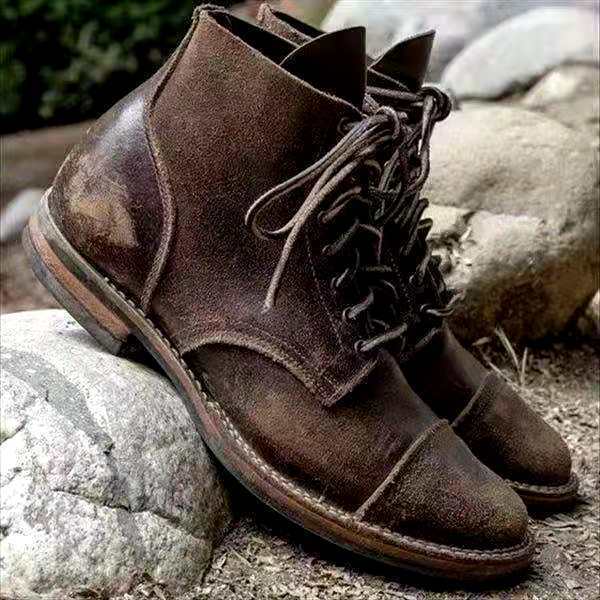 Christian | Hochwertige braune Lederstiefel für Langlebigkeit und Stil