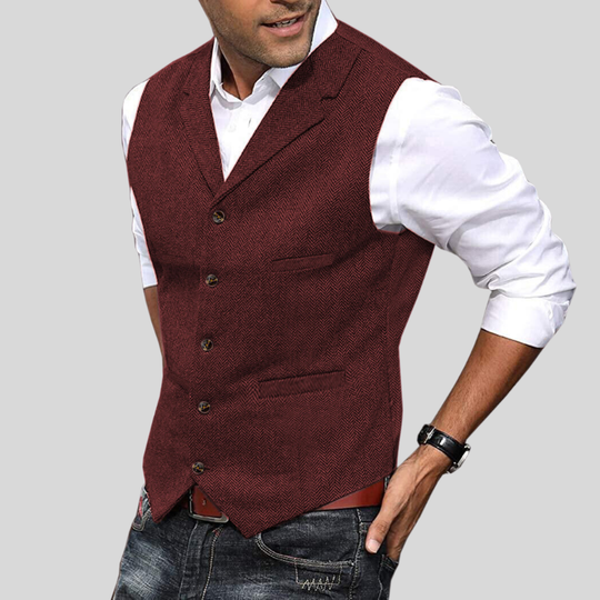 Leonid | Elegant Design, Premium Fabric Waistcoat Gilet